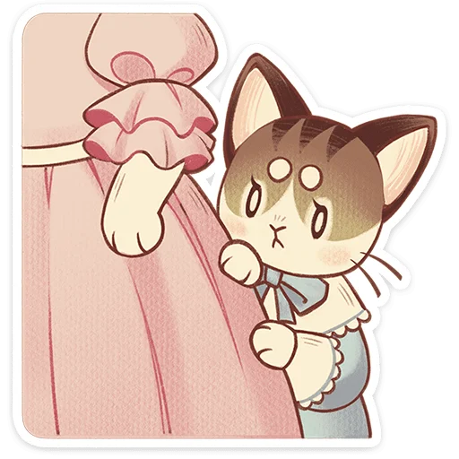 🐱 Стикер «Лапка» для Telegram