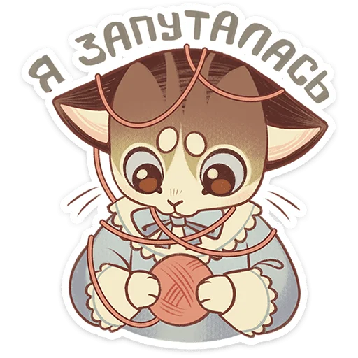 🐱 Стикер «Лапка» для Telegram