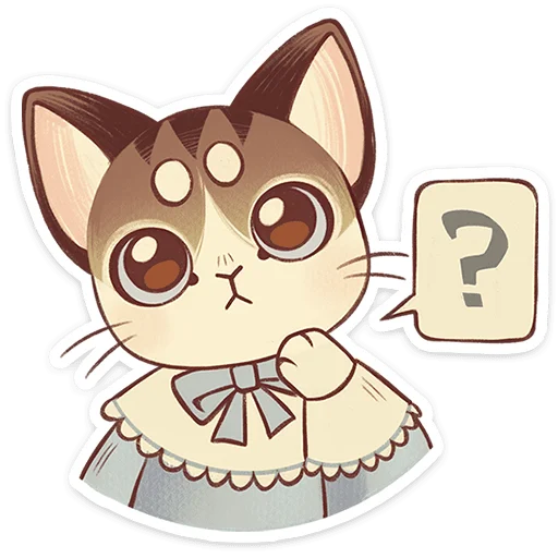 🤔 Стикер «Лапка» для Telegram