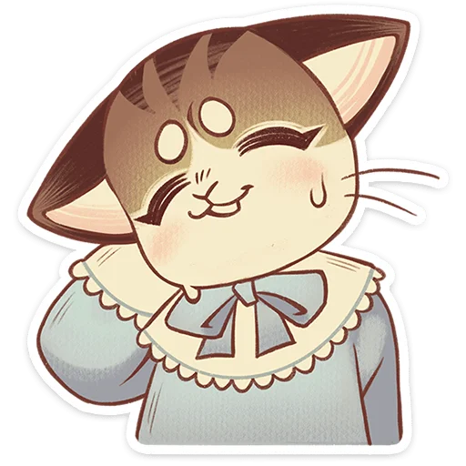 🐱 Стикер «Лапка» для Telegram