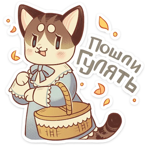 🐱 Стикер «Лапка» для Telegram