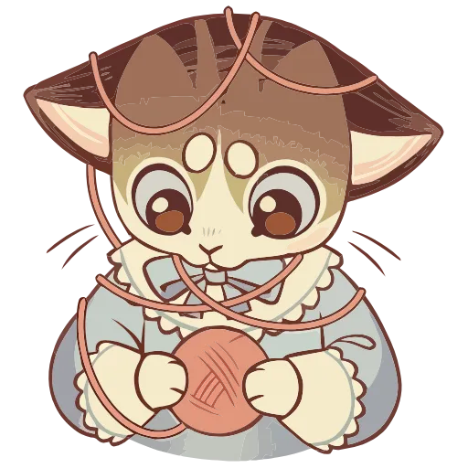 🧶 Эмодзи «Лапка» для Telegram