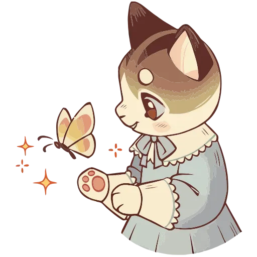🦋 Эмодзи «Лапка» для Telegram