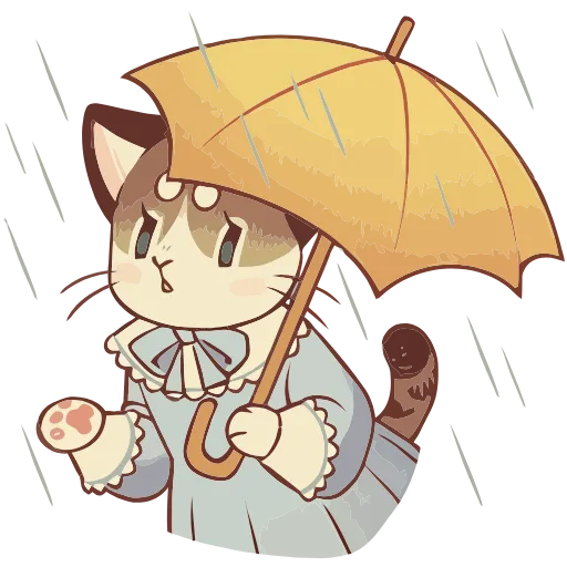 ☔ Эмодзи «Лапка» для Telegram