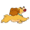 🏃‍♀️ Эмодзи «Lady and the Tramp» для Telegram