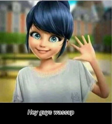 Стикерпак Marinette and Adrien created для Telegram — скачать