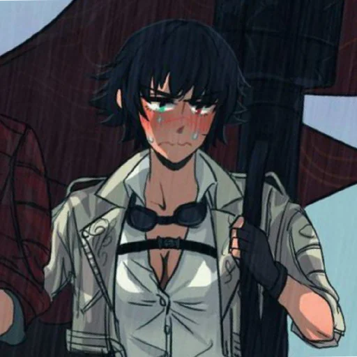 🤧 Стикер «Lady Devil May Cry» для Telegram