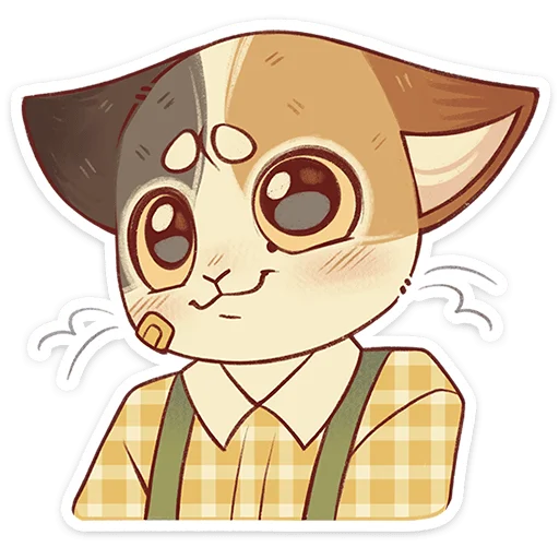 🐱 Стикер «Лапка и Пломбир» для Telegram