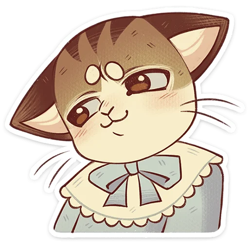 🐱 Стикер «Лапка и Пломбир» для Telegram