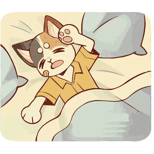 😴 Эмодзи «Лапка и Пломбир» для Telegram