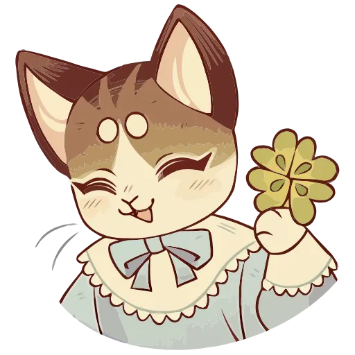 🍀 Эмодзи «Лапка и Пломбир» для Telegram