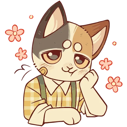 🥰 Эмодзи «Лапка и Пломбир» для Telegram