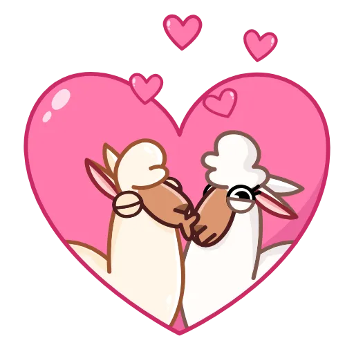 😘 Стикер «Lama» для Telegram