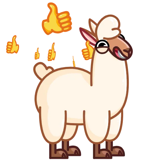 👍 Стикер «Lama» для Telegram