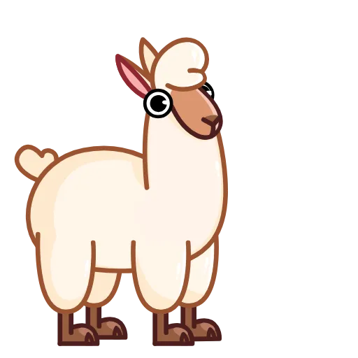 😱 Стикер «Lama» для Telegram