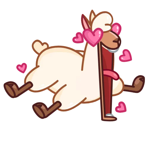 😍 Стикер «Lama» для Telegram