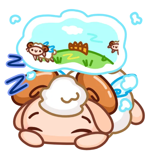 😴 Эмодзи «Lamby» для Telegram