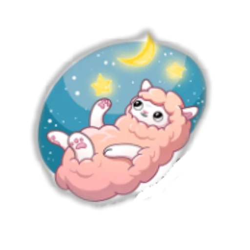 😴 Стикер «Ламочка» для Telegram