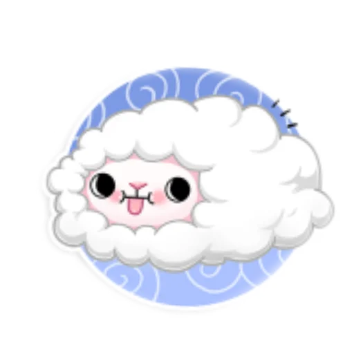 🌥 Стикер «Ламочка» для Telegram