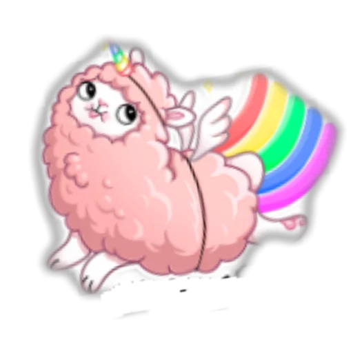 🌈 Стикер «Ламочка» для Telegram