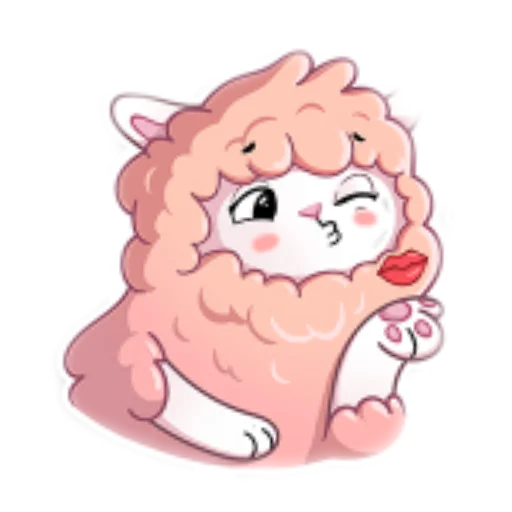 😘 Стикер «Ламочка» для Telegram