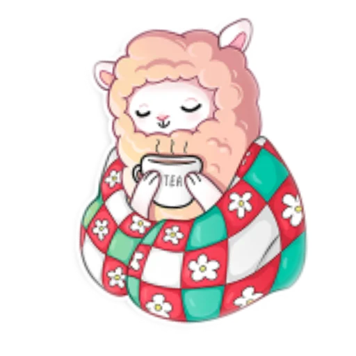 😌 Стикер «Ламочка» для Telegram