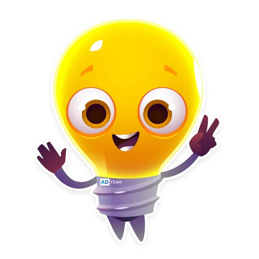 Стикерпак Lamp AdTeam для Telegram — скачать