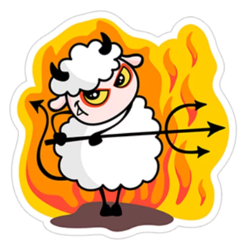 😈 Стикер «Lana» для Telegram