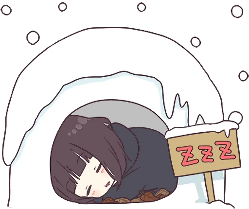 😴 Стикер «Menhera-chan Animation 2 ENG» для Telegram