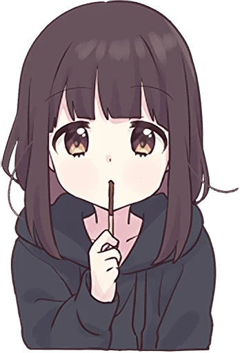 🥢 Стикер «Menhera-chan Animation 2 ENG» для Telegram