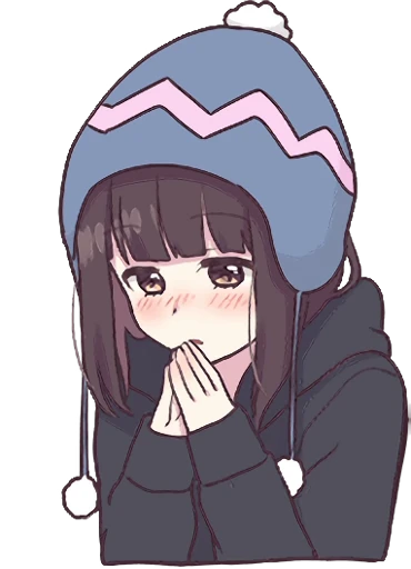 😷 Стикер «Menhera-chan Animation 2 ENG» для Telegram