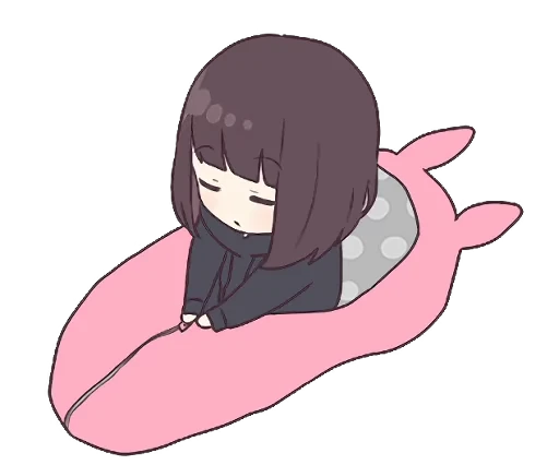 😪 Стикер «Menhera-chan Animation 2 ENG» для Telegram