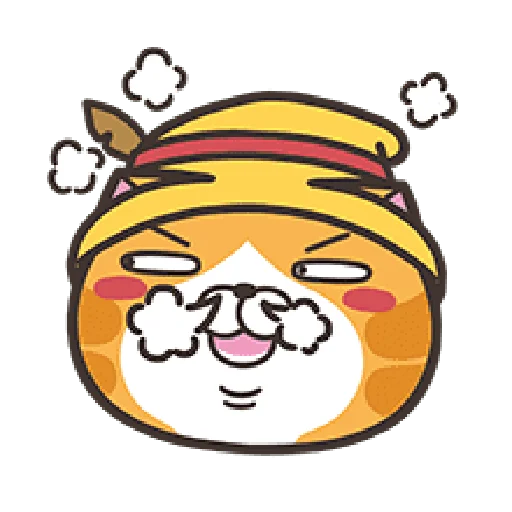 😊 Стикер «白爛貓表情貼第3彈：森林物語篇» для Telegram