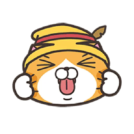 😊 Стикер «白爛貓表情貼第3彈：森林物語篇» для Telegram