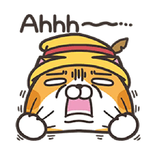 😊 Стикер «白爛貓表情貼第3彈：森林物語篇» для Telegram