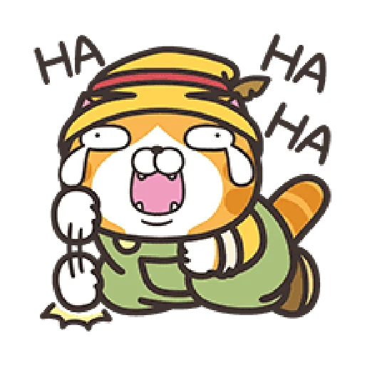 😊 Стикер «白爛貓表情貼第3彈：森林物語篇» для Telegram