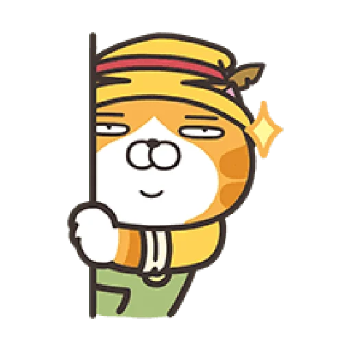 😊 Стикер «白爛貓表情貼第3彈：森林物語篇» для Telegram