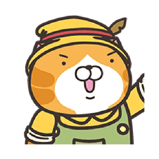 😊 Стикер «白爛貓表情貼第3彈：森林物語篇» для Telegram