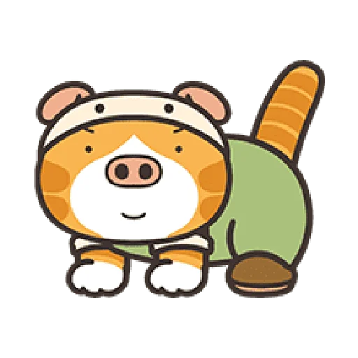 😊 Стикер «白爛貓表情貼第3彈：森林物語篇» для Telegram