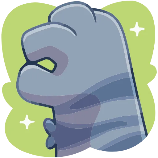 🤩 Эмодзи «Лапки» для Telegram