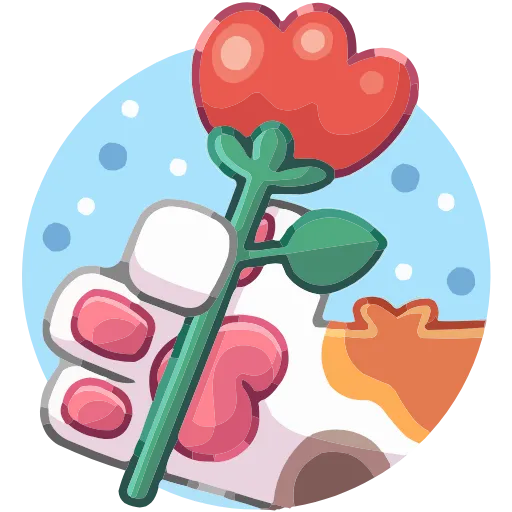 🤩 Эмодзи «Лапки» для Telegram