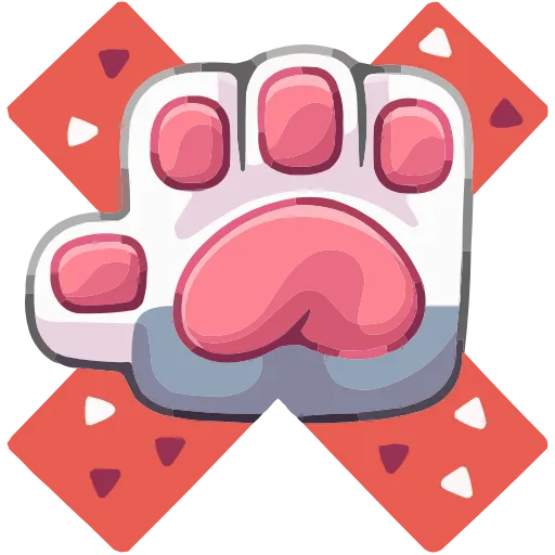 🤩 Эмодзи «Лапки» для Telegram
