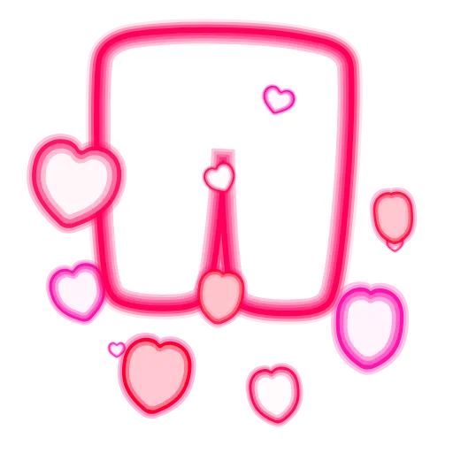 💖 Эмодзи «#animated #decor #fonts #love» для Telegram