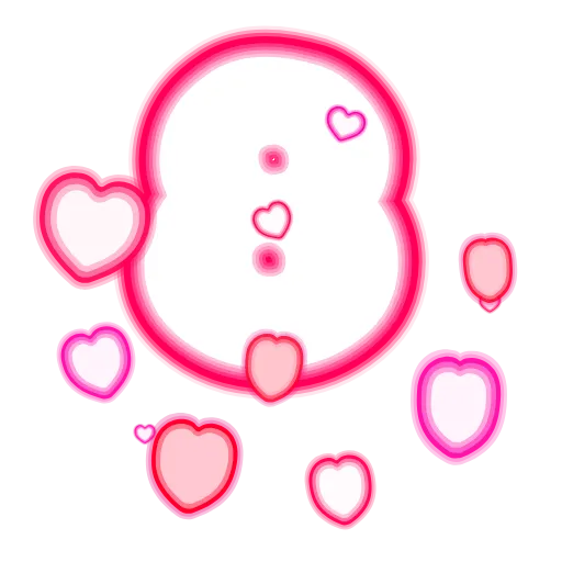 💖 Эмодзи «#animated #decor #fonts #love» для Telegram