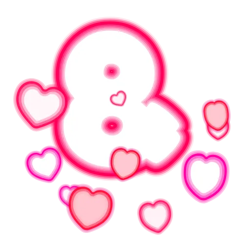💖 Эмодзи «#animated #decor #fonts #love» для Telegram