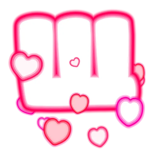 💖 Эмодзи «#animated #decor #fonts #love» для Telegram