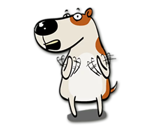 😨 Стикер «Lassie» для Telegram