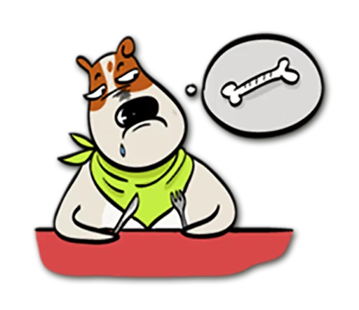 🍴 Стикер «Lassie» для Telegram