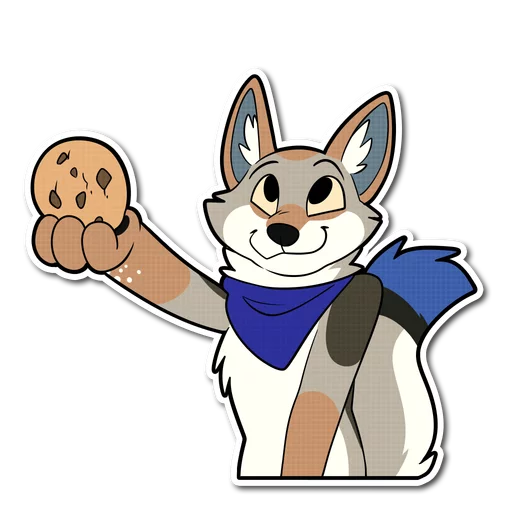 🍪 Стикер «Latrus» для Telegram