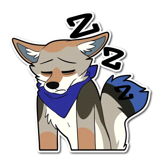 💤 Стикер «Latrus» для Telegram